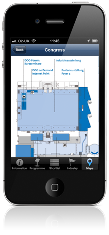 Interactive conference maps